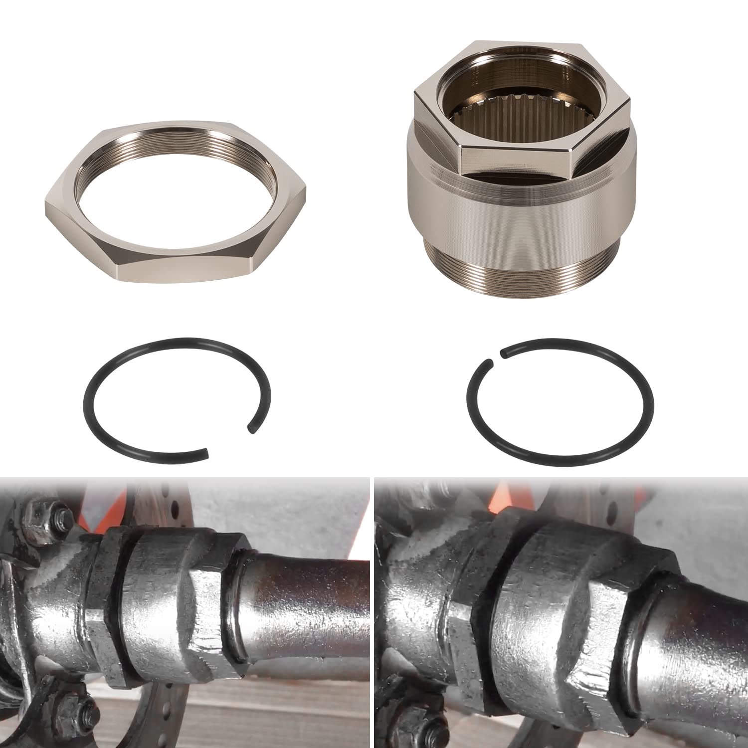 Amazon.com: Rear Axle Jam Sleeve Nut Clip for Honda TRX300EX
